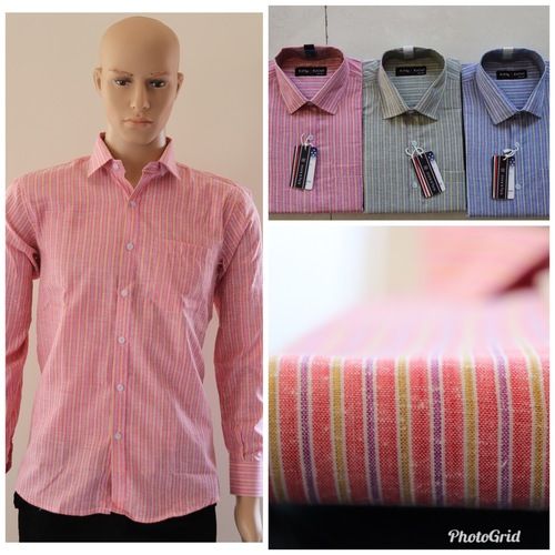 Stripes Cotton Blend Shirt