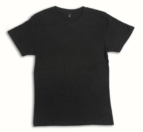 Black Cotton T Shirt For Mens