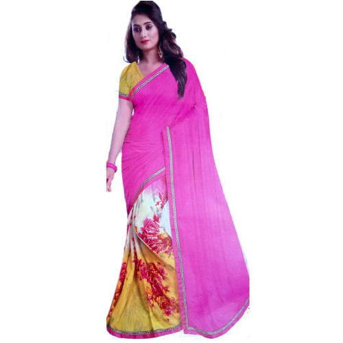 Highly Demanded Fancy Synthetic Saree