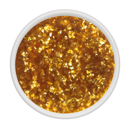 Golden Gold Edible Glitter Flakes