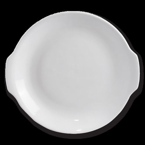 Plain White Ceramic Rice Plate