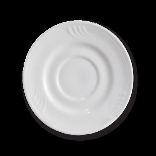 Plain White Tea Cup Saucer