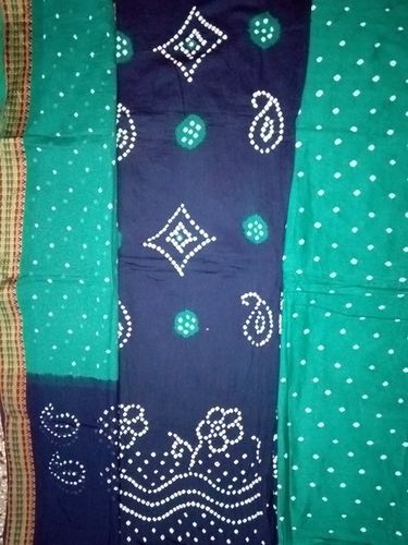 Bandhani Cotton Satin Dress Fabric