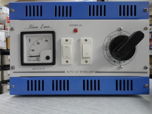 Blue Line - Manual Auto Cut Voltage Stabilizers 7 Kva