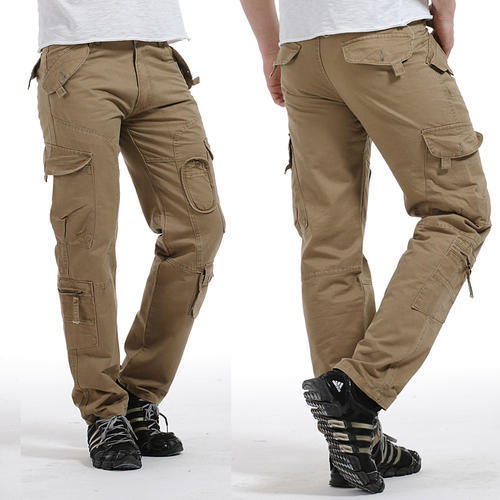 Mens Cotton Cargo Pants