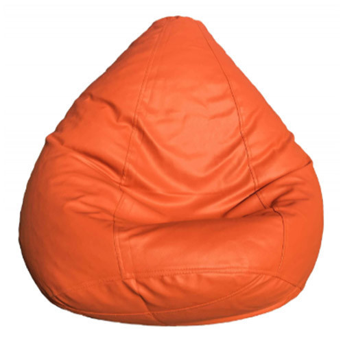 Xxl Artificial Leatherete Orange Bean Bag Chair 365 