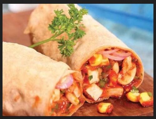 Chili Paneer Kathi Rolls