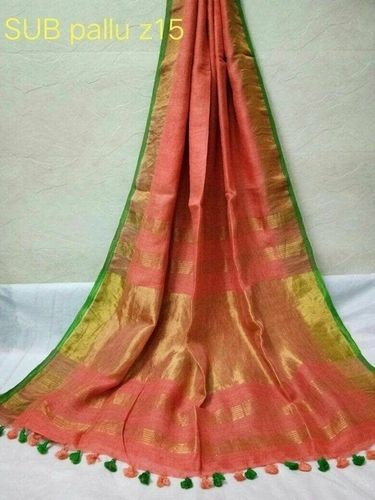 Classy Looks Linen Saree