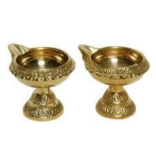 Eco-Friendly Brass Metal Pooja Diya