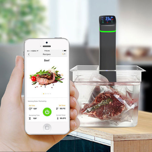 Black New Design Sous Vide Vacuum Sealer Joule Sous Vide With Wifi