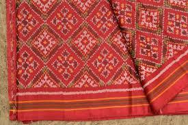 Ladies Red Patola Saree