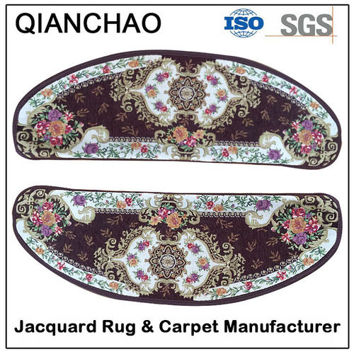 100% Polyester Machine Made Jacquard Carpet For Stair Quick Drying