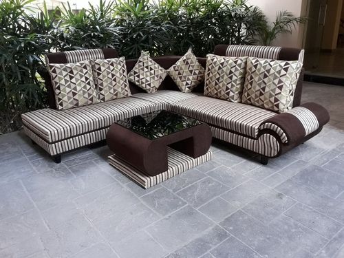 Living Room L Shape Sofa Set