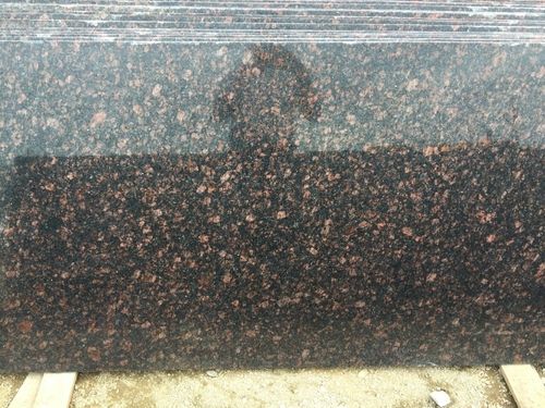 Ten Brown Polished Granite Slabs