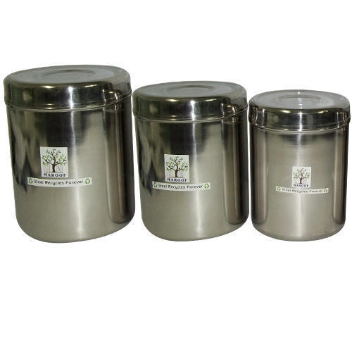 Durable SS Storage Canister