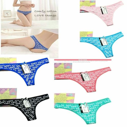 Ladies Printed Cotton Thongs