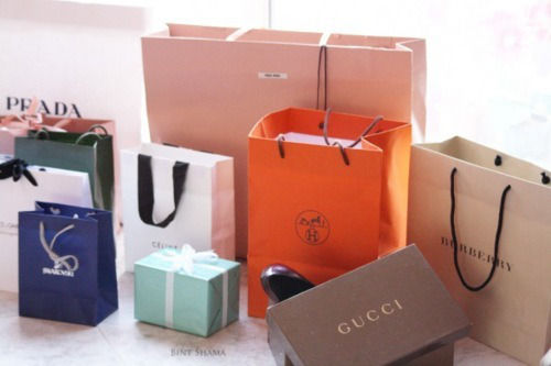 Multi Color Fashion Shopping Bag