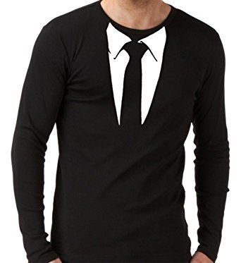 Round Neck Black Color Full Sleeves Fancy Mens T-shirts