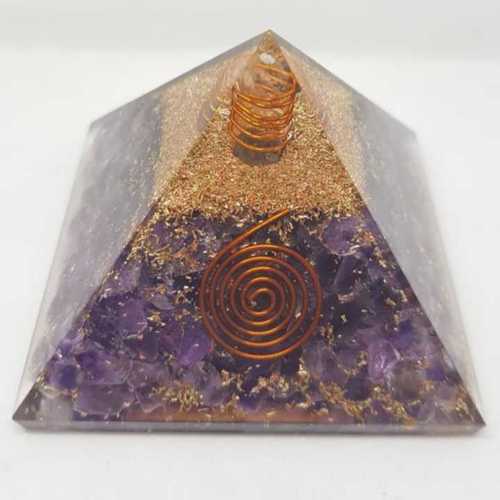 Various Colors Are Available Ametyst Orgone Pyramid