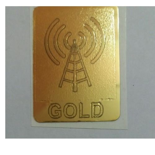 Anti Radiation Gold Patch - 11.6 x 13 x 0.4 cm , 9.07 g Weight, 3 mm Thickness, Non-toxic Nano Technology