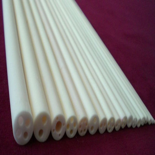 Off White Multi Hole Ceramic Tubes