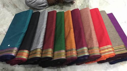 South Cotton Mangalgiri 3pc Salwar Suit | Pink & Blue | – Leheriya