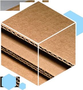 Brown Corrugated Fiber Board