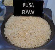 White Pusa Basmati Raw Rice (White, Brown & Steamed)