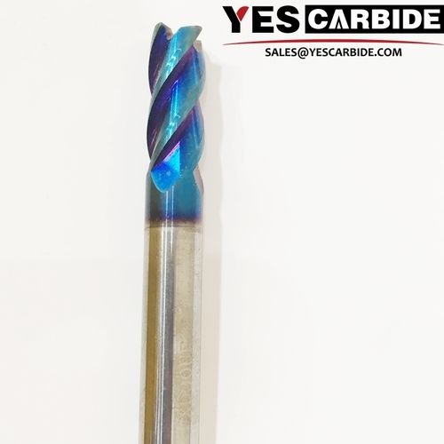 Tungsten Carbide End Mills 4 Flute Hrc 60 Cutting Accuracy: High Mm