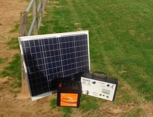 Solar Powered Electric Fence System