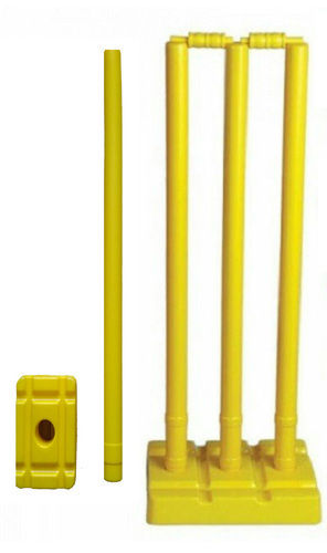 Plastic Cricket Stumps With Two Base