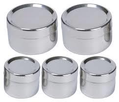 Silver Rust Proof Steel Containers