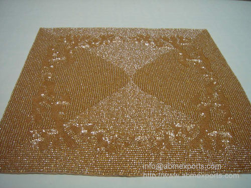 Placemat in Bead and Cotton Backing