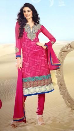 Fine Sheen Pink Suit