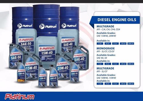 Platinum Diesel Engine Oils