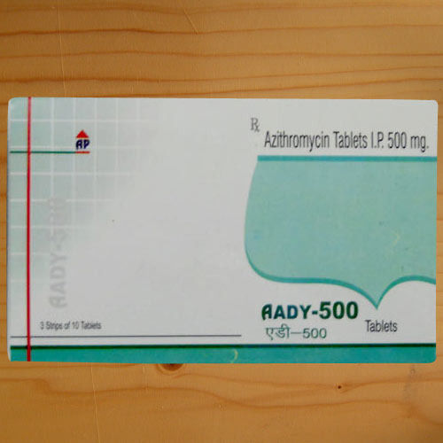 Azithromycin Tablets I.P. 500mg.