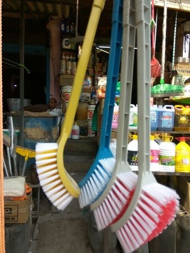 Plastic Toilet Cleaning Brush - Durable Plastic Material, Ergonomic Handle Design | Ideal for Effective Toilet Bowl Cleaning