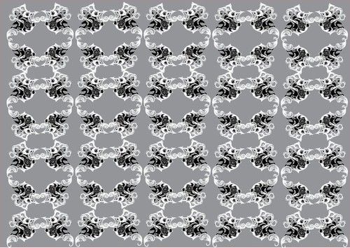 Black And Gray Design Gift Wrapping Paper