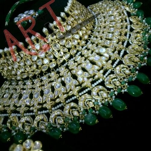 Kundan Meena Bridal Necklace Set