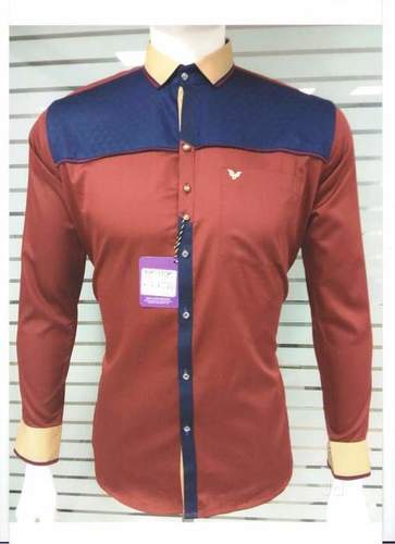 Mens Full Sleeve Casual Shirt Size: Medium