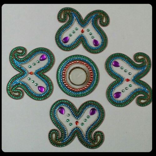 Elegant Design Acrylic Rangoli