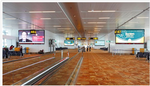 New Delhi Airport T1D Advertising Signages By Aluflex Systems
