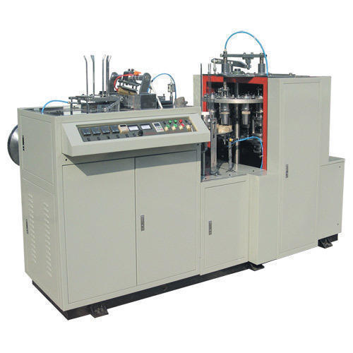 Fully Automatic Paper Cup Making Machine - One-Side PE Coated Paper, 50-250ml Size Range, 40-50 Cups/Min Production Speed, 4kW Power, 1300kg Weight