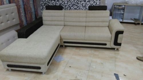 Machine Made L Shaped Designer Sofa With 5 Seater For Hotes And Home