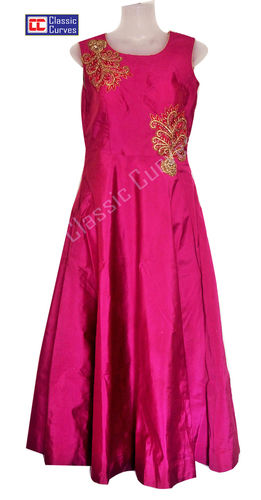 Sleeveless Ladies Long Gown