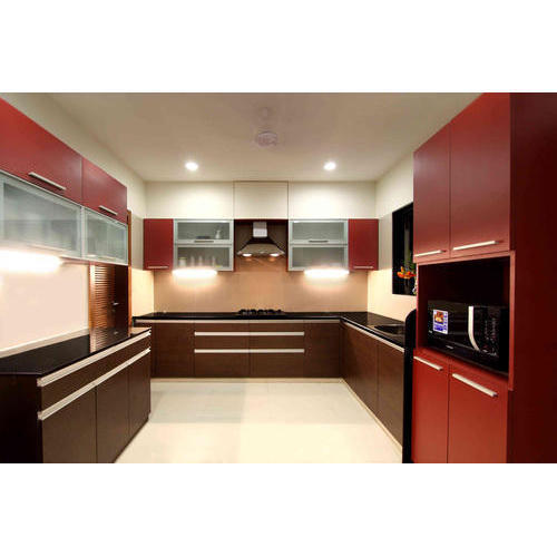 Durable Modern Look Acrylic Modular Kitchen