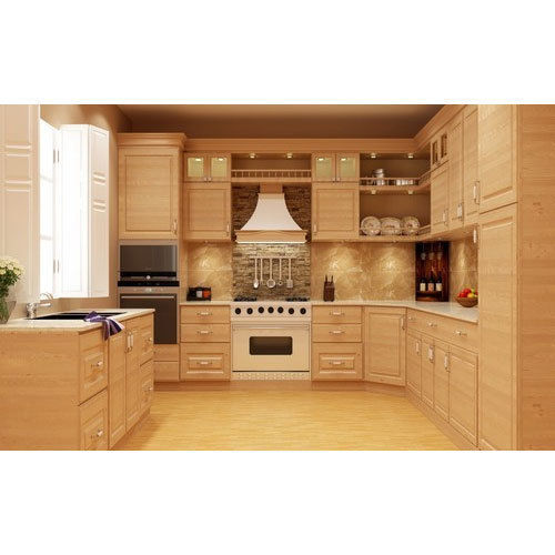 Any Modern Look Wooden Modular Kitchen