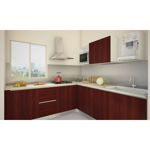 L Shape Modular Kitchen