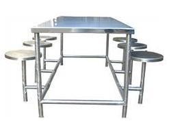 Stainless Steel Dining Table No Assembly Required