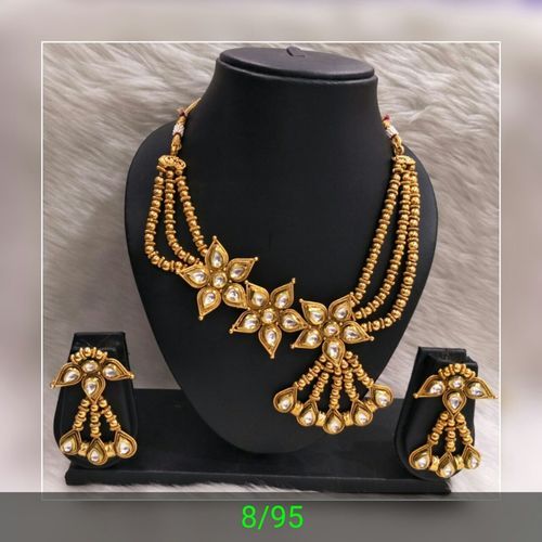 Designer Polki Necklace Set